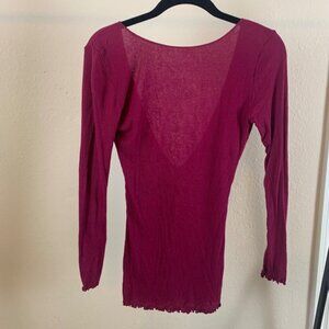 Free People‎ Intimately Women’s Deep V Back Top M